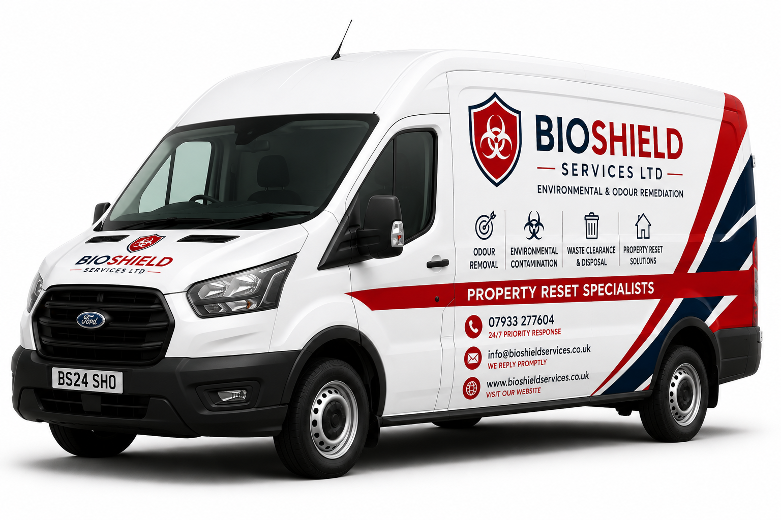 BioShield Services Ltd branded van